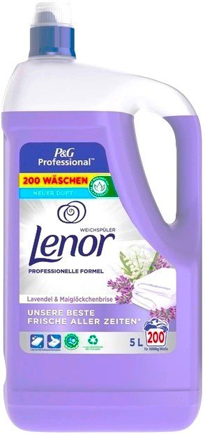 LENOR Lavendelbrise Professionalle Płyn do płukania tkanin 200-400płukań 5L LENOR Lavendelbrise Professionalle Płyn do płukania tkanin 200-400płukań 5L
