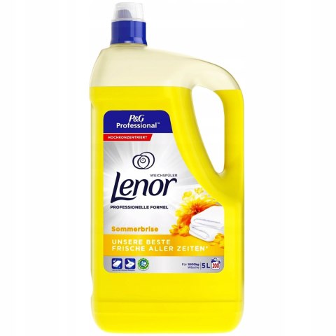 LENOR Sommerbrise Professionalle Płyn do płukania tkanin 200-400płukań 5L LENOR Sommerbrise Professionalle Płyn do płukania tkanin 200-400płukań 5L