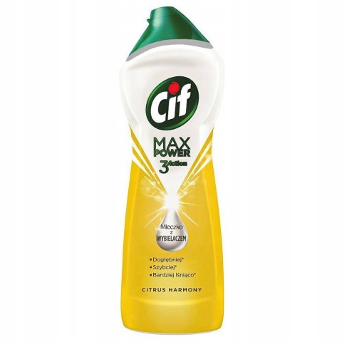 Cif Max Power Citrus Harmony Mleczko z Wybielaczem 1001G Cif Max Power Citrus Harmony Mleczko z Wybielaczem 1001G