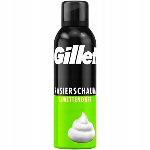 Gillette Classic Lemon Lime Pianka do golenia limettenduft 200 ml Gillette Classic Lemon Lime Pianka do golenia limettenduft 200 ml